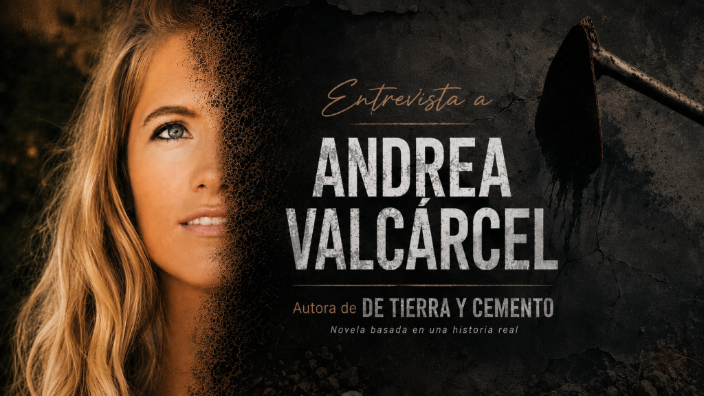 Andrea Valcárcel, autora de De tierra y cemento