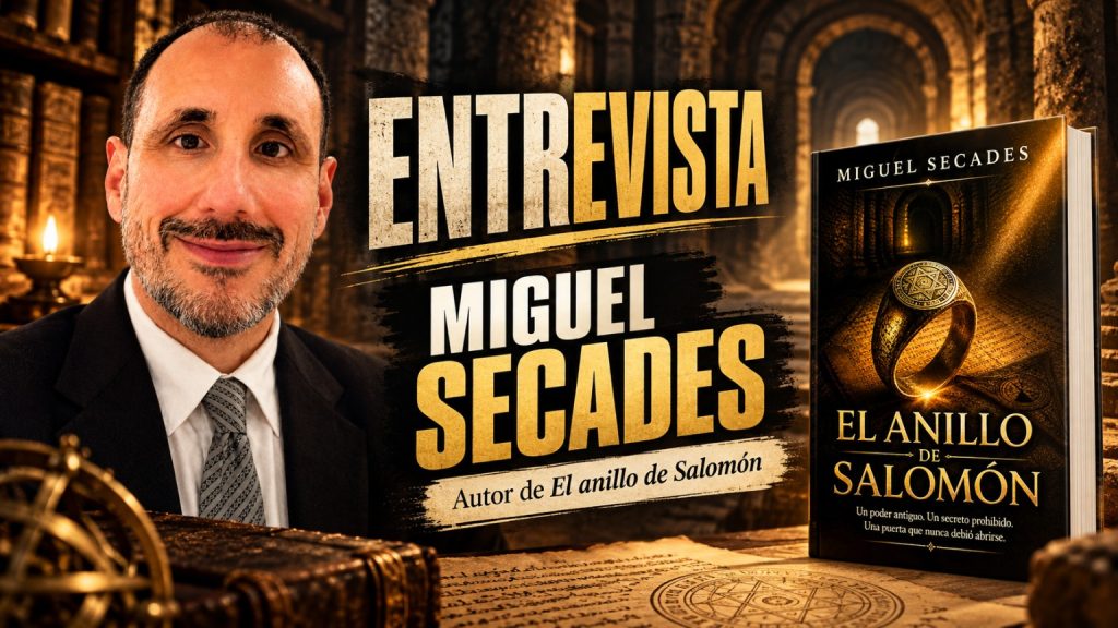 Entrevista a Miguel Secades, autor de El anillo de Salomón