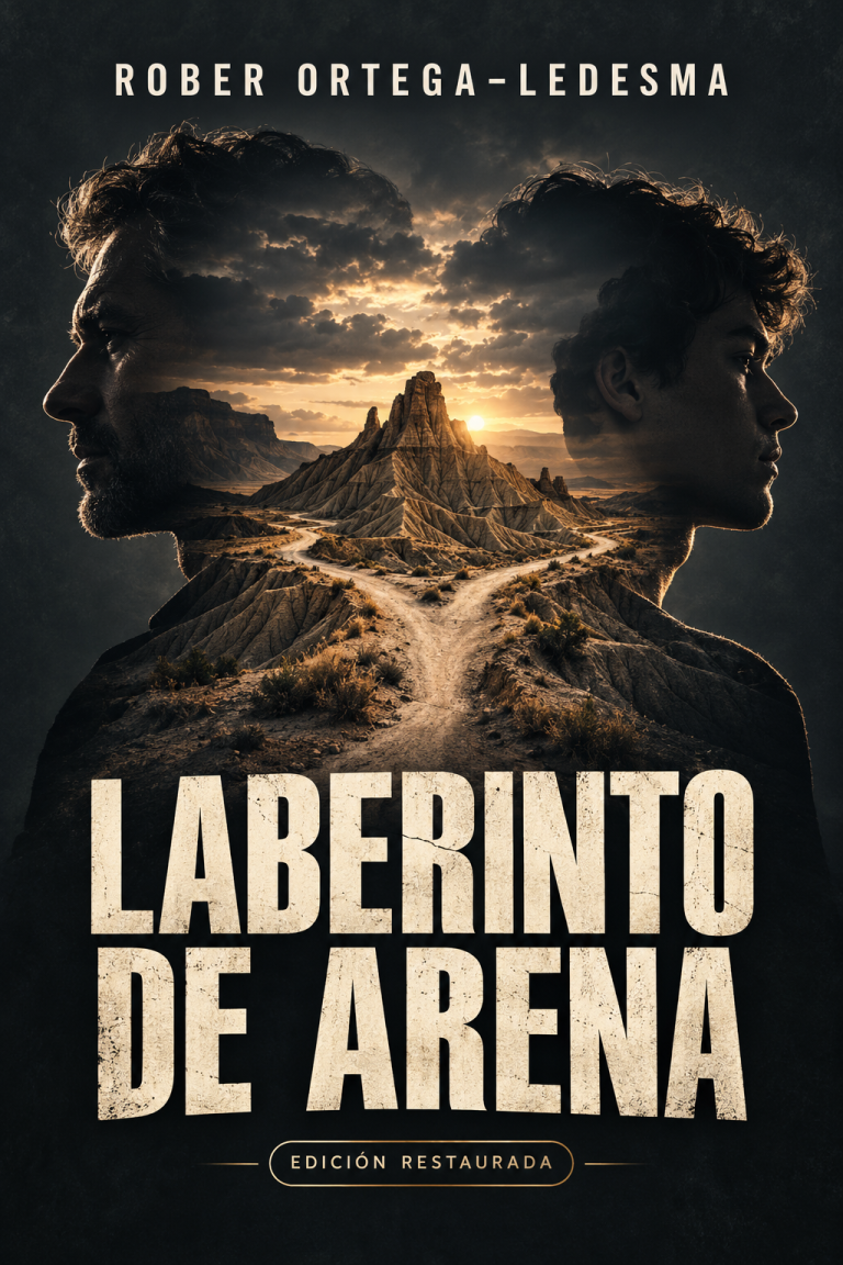 Portada de Laberinto de arena, edición restaurada, de Rober Ortega-Ledesma